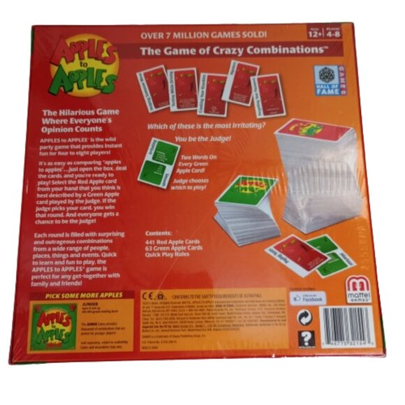 Apples to Apples The Game of Crazy Combinations Sealed New in Box - Picture 2 of 5